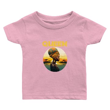 Discover Afrocentric Queen Gift Baby T-shirts.