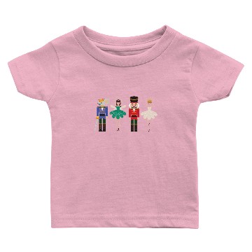 Discover Nutcracker Ballet Funny Christmas Nutcracker Baby T-shirts