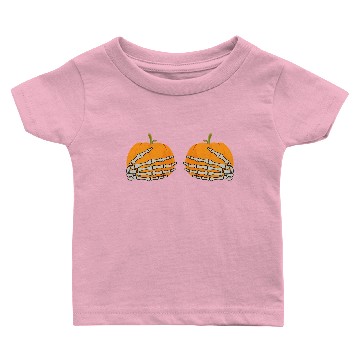 Discover Skeleton Pumpkins Boobies Baby T-shirts