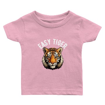 Discover Easy Tiger Face Baby T-shirts