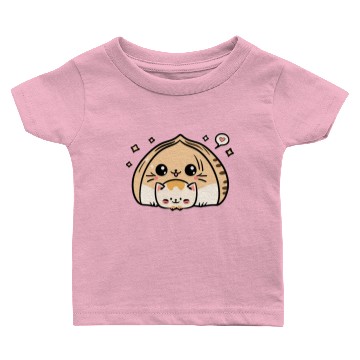 Discover Dumpling Cat With Kitten Baby T-shirts