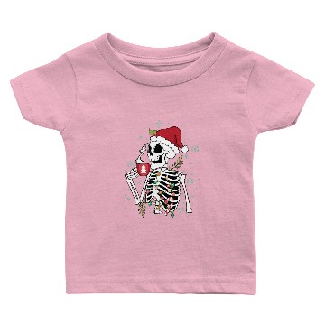 Discover christmas skeleton coffee Baby T-shirts