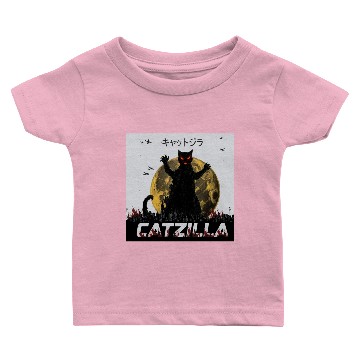 Discover Catzilla funny cat Baby T-shirts design