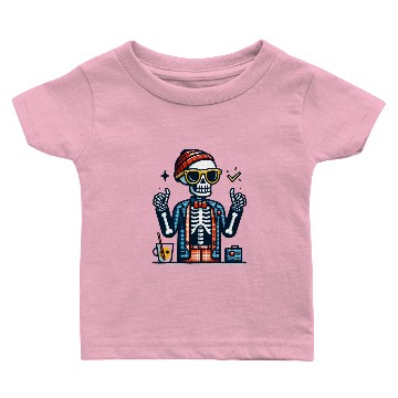 Discover Preppy skeleton Baby T-shirts