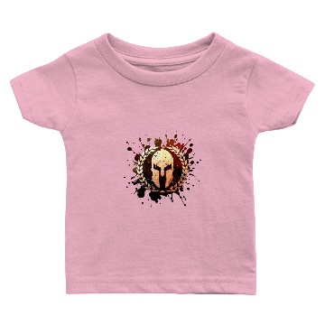 Discover Sparta helmet mythology warrior gladiator Baby T-shirts