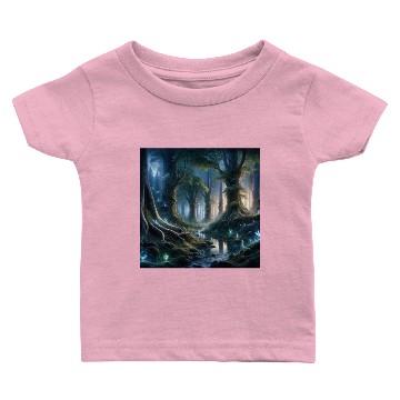 Discover Twilight Magic: Enchanted Forest Baby T-shirts