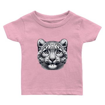 Discover Snow Leopard Leopard White Leopard Baby T-shirts