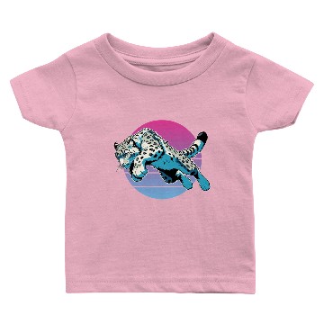 Discover Snow Leopard Leopard White Leopard Baby T-shirts