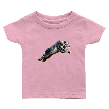 Discover Snow Leopard Leopard White Leopard Baby T-shirts