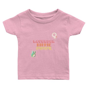 Discover Aromatherapy Lavender Hippie Chick Baby T-shirts