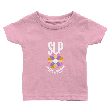 Discover SLP Speech Therapist Speech Language Pathologist Baby T-shirts