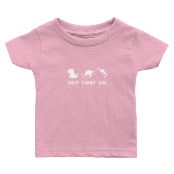 Discover Solid Liquid Gas Dinosaurs Fuel Evolution Baby T-shirts