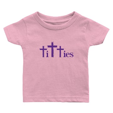 Discover Funny Titties Crosses Baby T-shirts