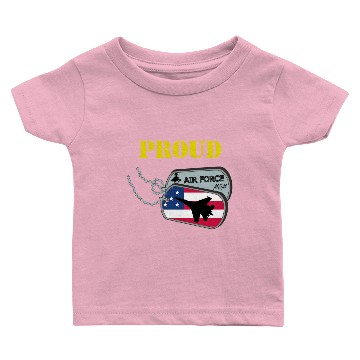 Discover Proud Air Force Mom Baby T-shirts