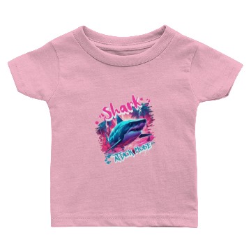 Discover Shark Attack Mode Baby T-shirts