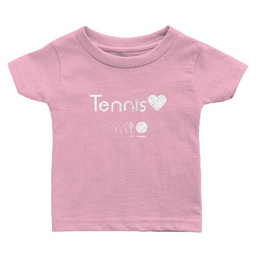 Discover Tennis love on nirvana in shadows Baby T-shirts