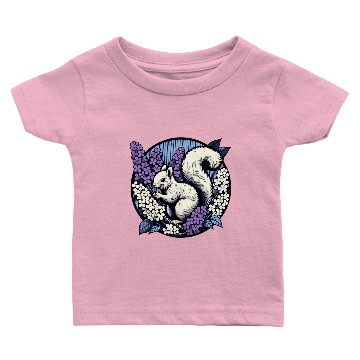 Discover Lilac Squirrel Baby T-shirts