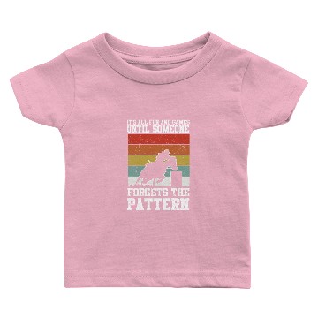 Discover Fun And Games Funny Barrel Racing Baby T-shirts