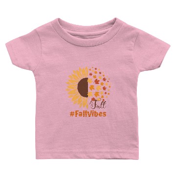 Discover Fall Vibes Baby T-shirts
