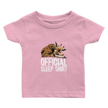 Discover Giraffe Official Sleep Baby T-shirts