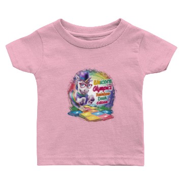 Discover "Unicorn Olympics: Rainbow Dash Edition!" Baby T-shirts