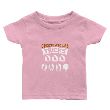 Discover Labrador Funny CHOCOLATE LAB TRICKS Stubborn Baby T-shirts