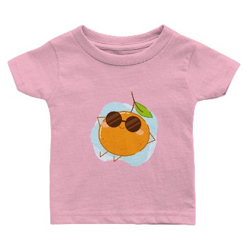 Discover Cool orange summer beach Baby T-shirts
