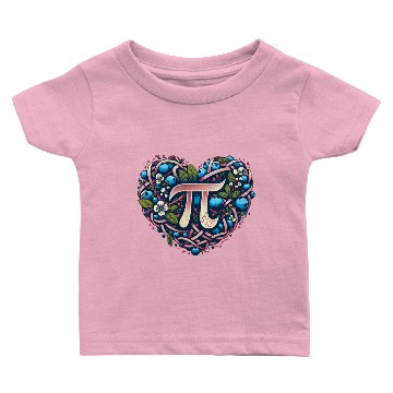Discover Blueberry Pi Day Baby T-shirts