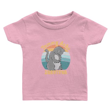 Discover Tummy Ache Survivor Cat Baby T-shirts