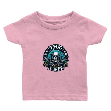 Discover Thug Life Emblem Baby T-shirts