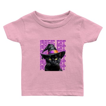 Discover magic cat Baby T-shirts