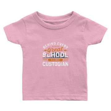 Discover School Custodian School Staff Janitor Baby T-shirts