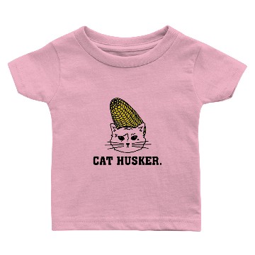 Discover cat husker Baby T-shirts