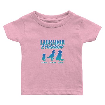 Discover LABRADOR EVOLUTION Labrador Dog Owner Funny Baby T-shirts