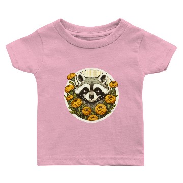 Discover Marigold Raccoon Baby T-shirts