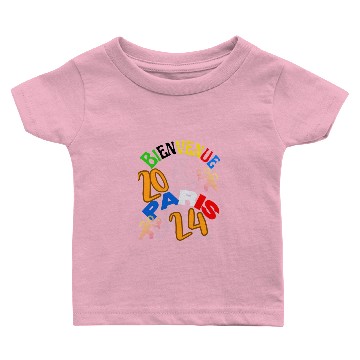 Discover Bienvenue Paris 2024 Baby T-shirts