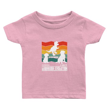 Discover Labrador Lover LABRADOR EVOLUTION Funny Baby T-shirts