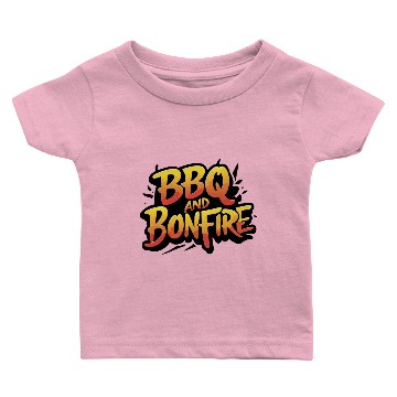 Discover BBQ and Bonfire - Summer Vibes Baby T-shirts