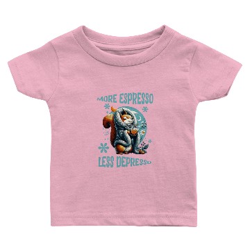 Discover More Espresso Less Depresso Baby T-shirts