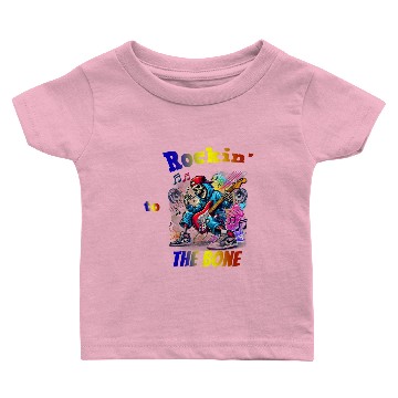 Discover Skeleton Rockin Baby T-shirts