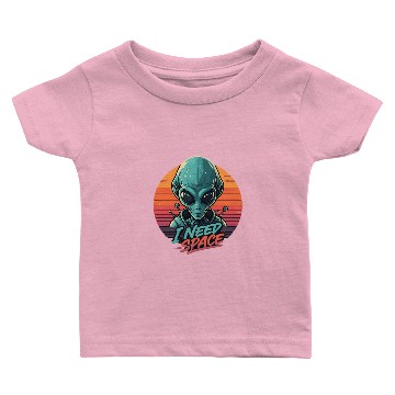 Discover I Need Space - Funny Alien Design Baby T-shirts
