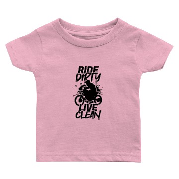 Discover Motocross Saying Baby T-shirts