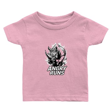 Discover Angry Runs Baby T-shirts