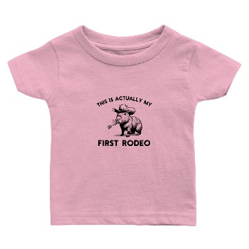 Discover This actually is my first rodeo capybara Baby T-shirts