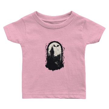 Discover Gothic Creepy Horror Design Baby T-shirts