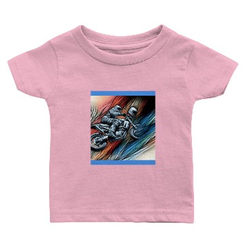 Discover motorcycle man Baby T-shirts