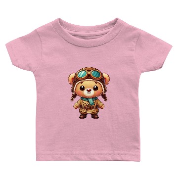 Discover Teddy bear pilot Baby T-shirts