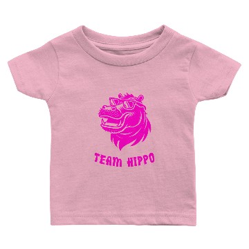 Discover Team Hippo Baby T-shirts