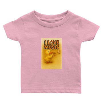 Discover I love music Baby T-shirts