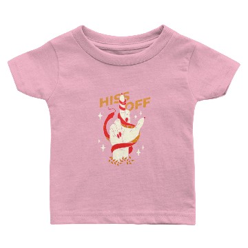 Discover Hiss Off Snake Middle Finger Baby T-shirts